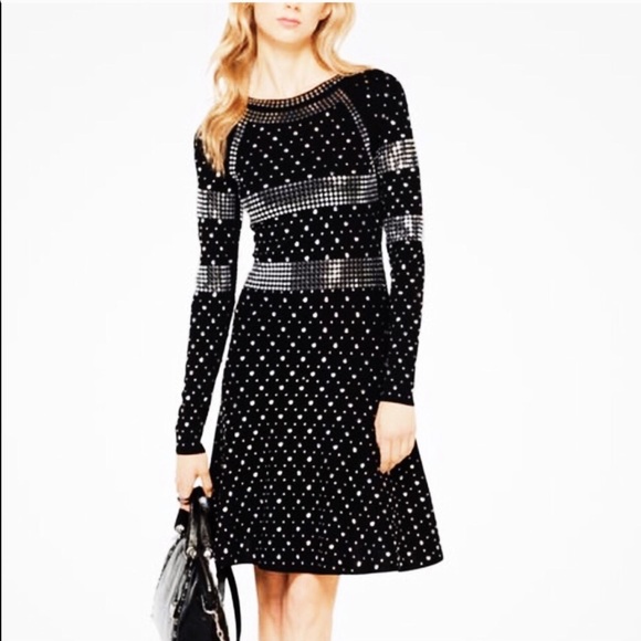Last one Sz XS🌹Michael Kors studded dress - Picture 2 of 8